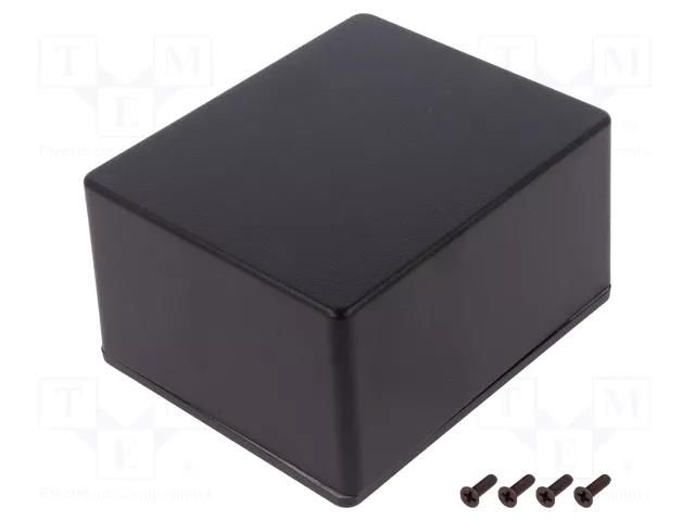 Enclosure: multipurpose; X: 100mm; Y: 120mm; Z: 64mm; 1590; aluminium HAMMOND HM-1590CEBK