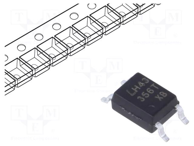 Optocoupler; SMD; Ch: 1; OUT: transistor; Uinsul: 3.75kV; Uce: 80V LITEON LTV-356T-B