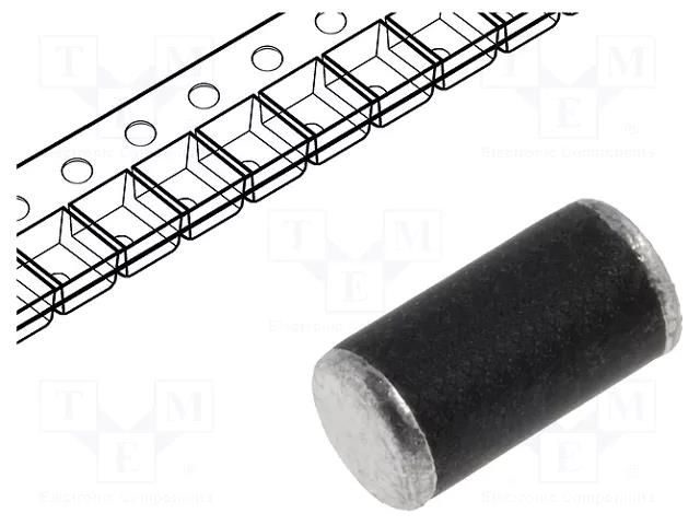 Diode: rectifying; SMD; 200V; 0.5A; DO213AA; Ufmax: 1.3V; Ifsm: 25A DC COMPONENTS GL34D-DC