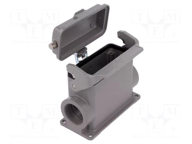 Enclosure for connectors: HDC; size 16B; Han® B; IP65; with latch HARTING 19300167297