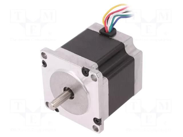 Motor: DC; 4.8VDC; step 1,8°; 0.8Nm; 1.5A; 57x57x55mm; 0÷40°C WObit 57BYGH802