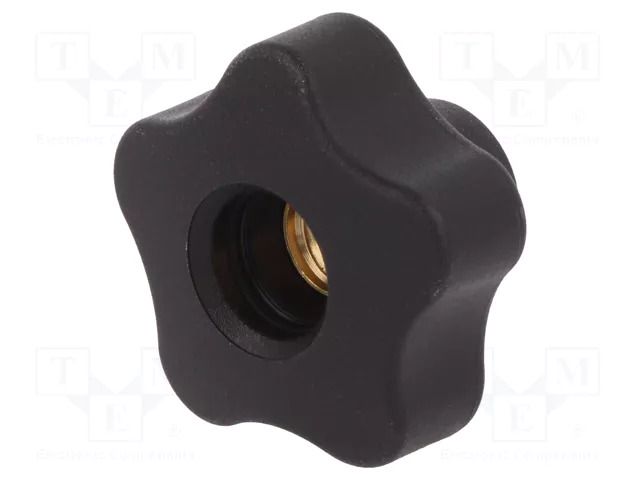 Knob; Ø: 40mm; Int.thread: M10; 18mm; H: 27mm; technopolymer PP ELESA+GANTER VCT.40FP-M10