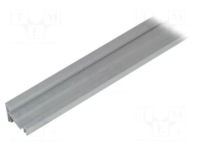 Profiles for LED modules; white; L: 2m; CORNER14; aluminium TOPMET TOP-CORNER14/WH-2M