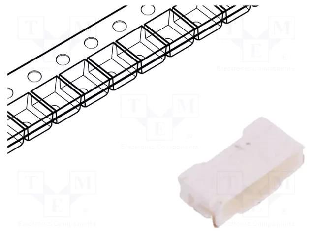 LED; blue; SMD; 1104; 112÷280mcd; 2.8÷3.8VDC; 2.85x1.2x0.8mm; 110° LITEON LTST-108TBKT