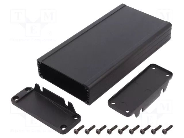 Enclosure: with panel; with fixing lugs; 1457; X: 84mm; Y: 160mm HAMMOND HM-1457J1602BK