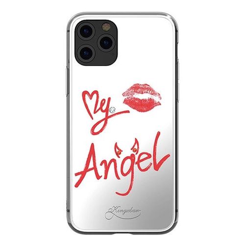 Kingxbar Angel mirror case decorated with original Swarovski crystals iPhone 11 Pro Max transparent, Kingxbar 6959003587022