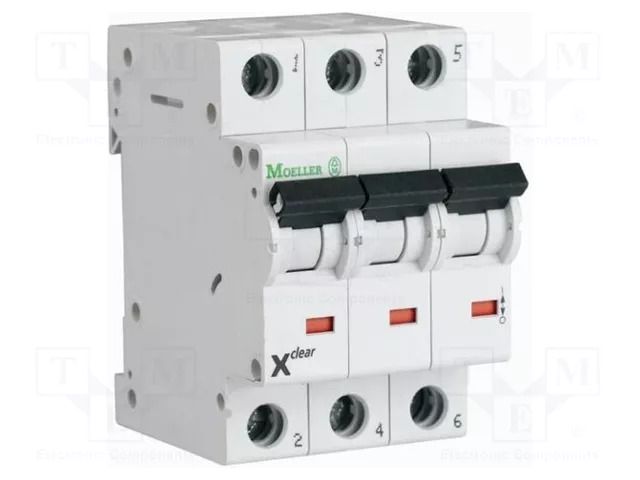 Circuit breaker; 230/400VAC; Inom: 4A; Poles: 3; Charact: K; 15kA EATON ELECTRIC FAZ-K4/3