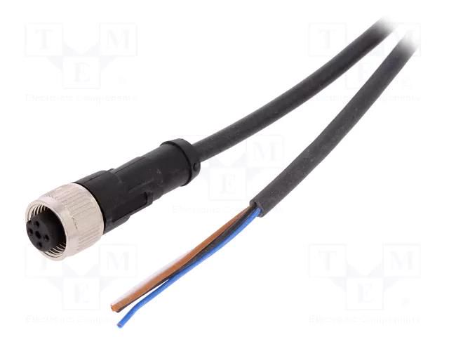 Cable: for sensors/automation; M12; PIN: 4; straight; 2m; plug; 4A LAPP 22260322