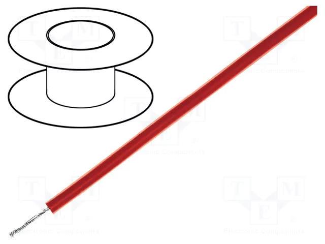 Wire; FZ-LS; 1x1mm2; stranded; Cu; silicone; red-brown; 20kV; 100m HELUKABEL FZ-LS1.0/20KV