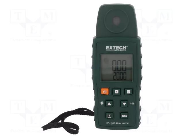 UV; 141x58x25mm; Equipment: hand strap; 510; Illumin: yes EXTECH UV510
