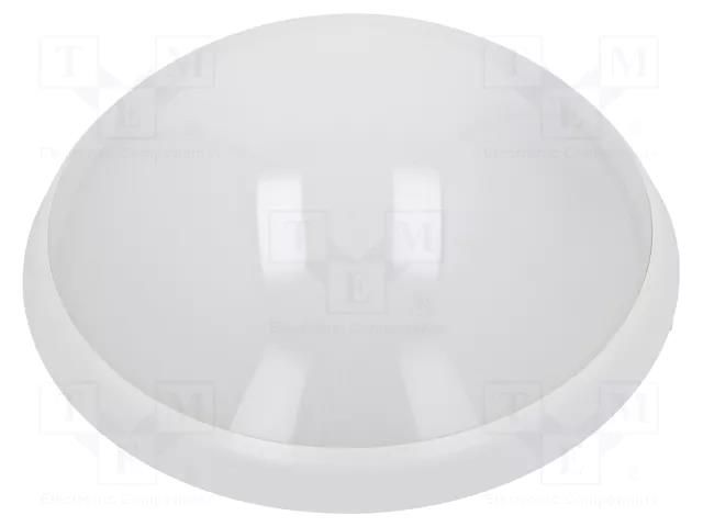 Lamp: lighting fixture; PANTERA; polycarbonate; E27; IP44; Ø: 305mm PAWBOL PW-D.3190RM