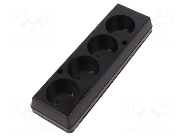 Connector: AC supply; female; splitter; 2P; 250VAC; 16A; Type: round JONEX TX-GN-460CZ
