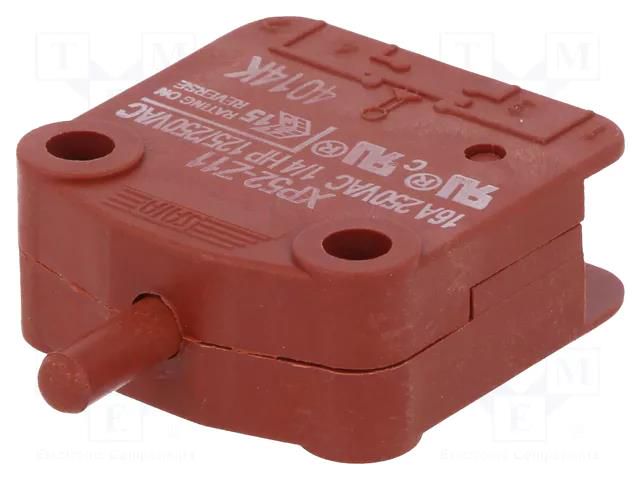 Switch: door; Pos: 2; SPST-NO; 16A/400VAC; Switch.method: OFF-(ON) SAIA-BURGESS XP52Z11