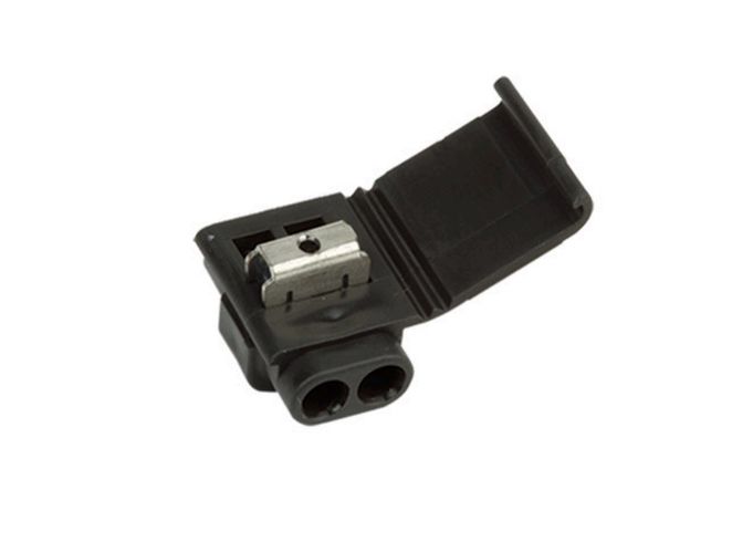 Kontaktas greitam laidų sujungimui juoda 0.5-1.5mm² laidui, su geliu, Corning SL-557TG2 3411941095265; 4059496710814