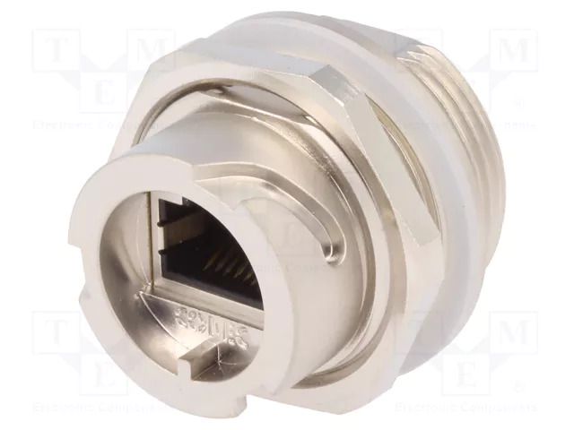 Coupler; coupler; PIN: 8; Cat: 5e; shielded; 8p8c; IP67; straight CONEC 17-101754