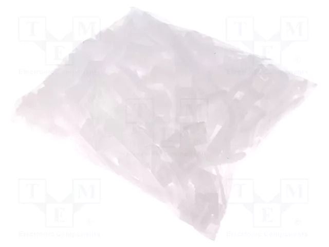 Cable strap clip; white; L: 100mm; 100pcs; UP-30; Ø: 30mm PAWBOL PW-H.7207