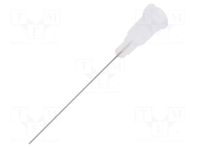 Needle: steel; 1.5"; Size: 27; straight; 200um; Mounting: Luer Lock FISNAR FIS-27-3/2-ES