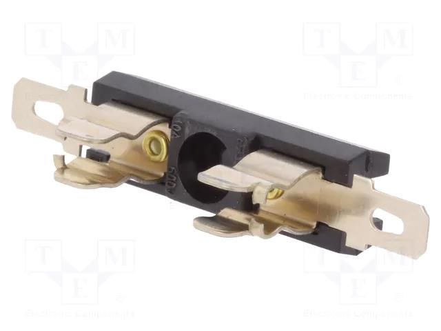 Fuse holder; 5x20mm; -40÷85°C; 10A; UL94V-0; Contacts: silver SCHURTER 0031.5001