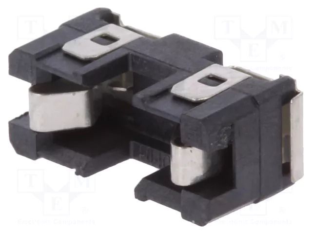 Fuse holder; SMT; -40÷85°C; 5A; thermoplastic; UL94V-0; black; 10mΩ SCHURTER 0031.7701.11