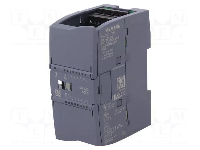 Module: extension; OUT: 8; IN: 8; S7-1200; OUT 1: transistor; IP20 SIEMENS 6ES7223-1BH32-0XB0