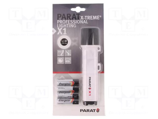 Torch: LED; waterproof; No.of diodes: 1; Colour: white; 170lm; IP68 PARAT PAR-6.911.152.150