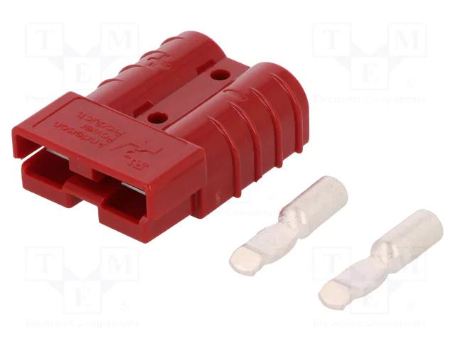 Connector: DC supply; plug; hermaphrodite; SB® 50; 600V; PIN: 2 ANDERSON POWER PRODUCTS 6331G2