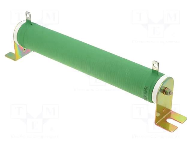Resistor: wire-wound; 10Ω; 200W; ±5%; Ø35x222mm; 200ppm/°C SR PASSIVES R200W-10R