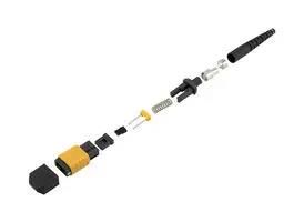 FIBER OPTIC CONN, MPO, MALE, 3MM FOC-MPMSM1230-YL0P0