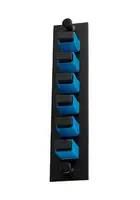 FIBER SUB PANEL, SC COUPLER, 6POS FSP-SC6-BLU-SMCR