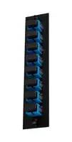 FIBER SUB PANEL, SC COUPLER, 8POS FSP-SC8-BLU-SMCR