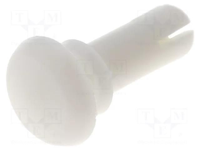 Rivet; polyamide; 5.5÷6.5mm; white; UL94V-2 ESSENTRA RI-SR-4080W