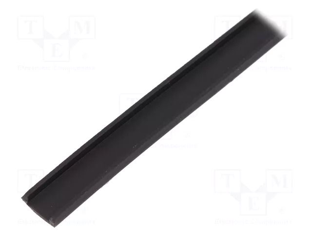 Protective channel; black; UL94V-0; LFPC; 15mm HELLERMANNTYTON LFPC150-PO-BK