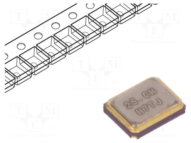 Resonator: quartz; 25MHz; ±20ppm; 10pF; SMD; 2.5x2x0.6mm IQD FREQUENCY PRODUCTS 25.00M-CFPX-218