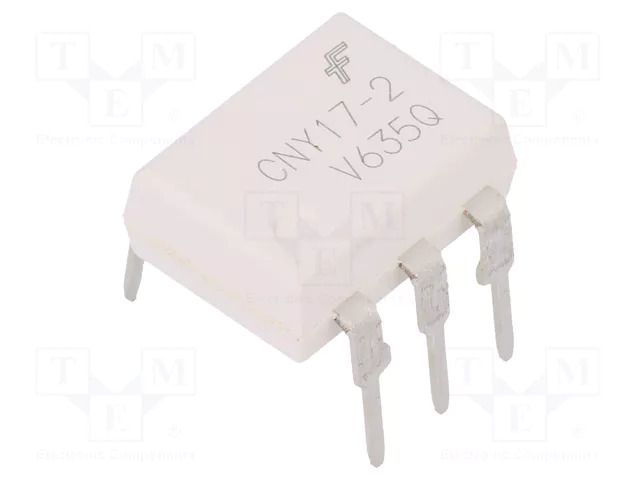 Optocoupler; THT; Ch: 1; OUT: transistor; 4.17kV; DIP6; CNY17 ONSEMI CNY172VM