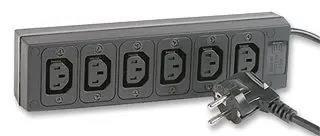 DISTRIBUTION BOARD, PLUG, 6WAY, 2M 4740.4600