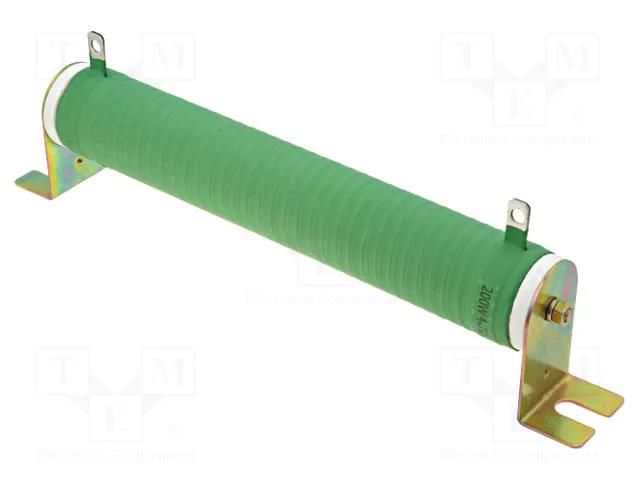 Resistor: wire-wound; 4.7Ω; 200W; ±5%; Ø35x222mm; 200ppm/°C SR PASSIVES R200W-4R7