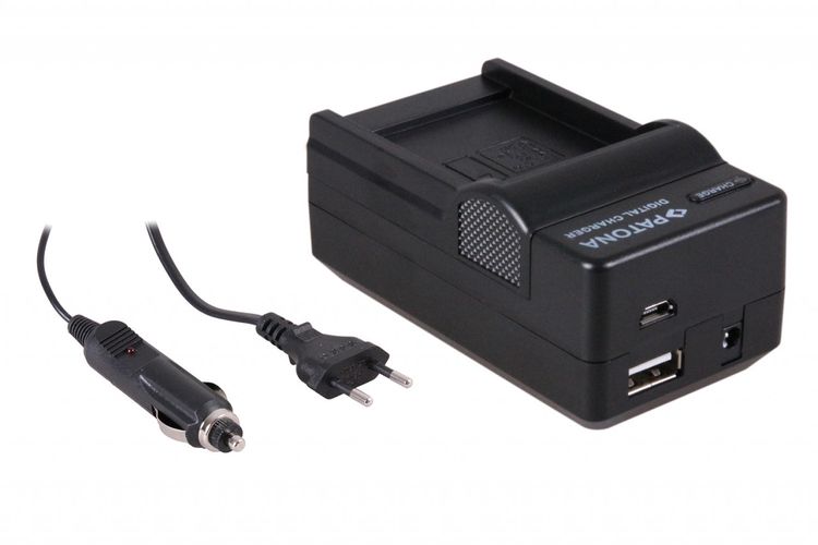 PATONA 4in1 Charger for CASIO NP110 NP-130 EXILIM ZOOM EX-Z2200, PATONA 5616 4260270448384