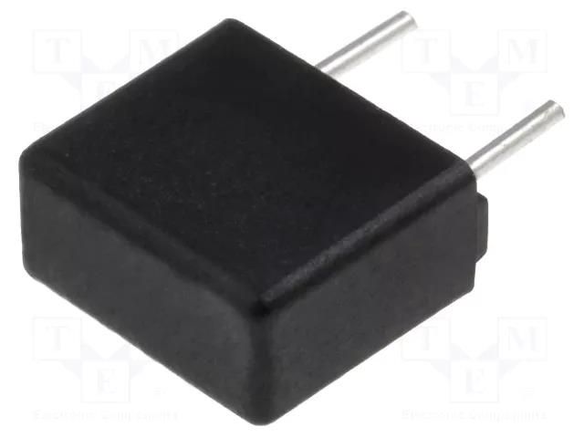 Fuse: fuse; 125mA; 250VAC; time-lag; 8.4x4x7.7mm; RST; bag BEL FUSE RFTQ-0.125A