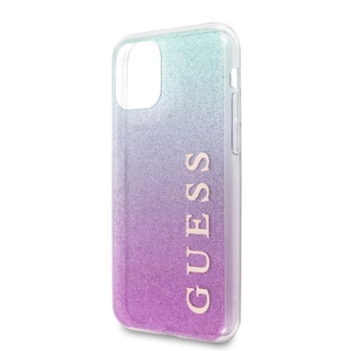 Guess GUHCN65PCUGLPBL iPhone 11 Pro Max rose blue/pink blue hard case Glitter Gradient, Guess 3700740469224 3700740469224