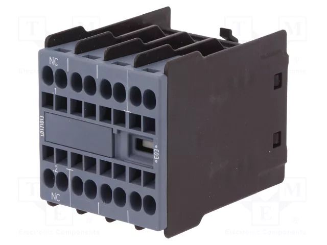 Auxiliary contacts; Size: S0,S00,S2; Leads: spring clamps; front SIEMENS 3RH2911-2HA01