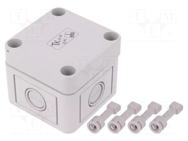 Enclosure: multipurpose; X: 65mm; Y: 65mm; Z: 57mm; TK PC; grey; IP66 SPELSBERG TK-PC-77-6-M