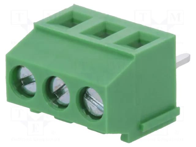 PCB terminal block; angled 90°; 3.5mm; ways: 3; on PCBs; 1.5mm2 DEGSON ELECTRONICS DG381-3.5-03P-14