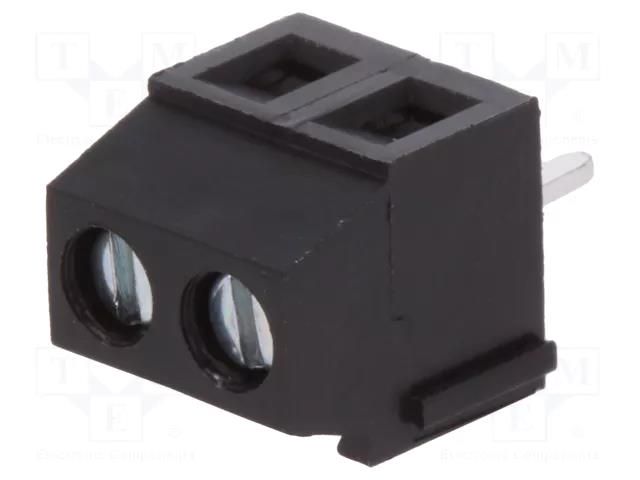 Connector: PCB terminal block; terminal; 10A; 150V; angled 90° DEGSON ELECTRONICS DG381-3.81-02P-13