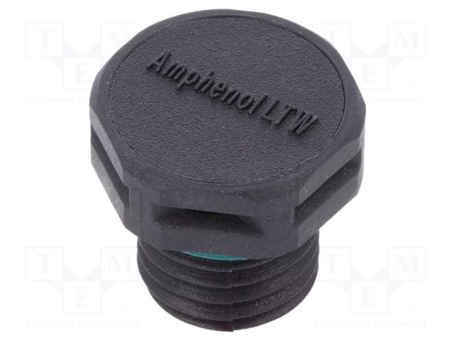 Pressure compensation device; IP68; -40÷125°C; Thread: M12 AMPHENOL VENT-PS1NBK-O8002