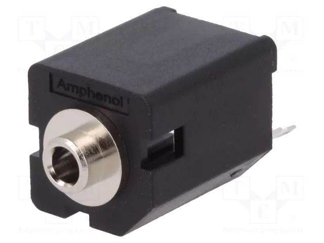 Connector: Jack 3,5mm; socket; female; without nut,mono; ways: 2 AMPHENOL ACJM-NV35-2