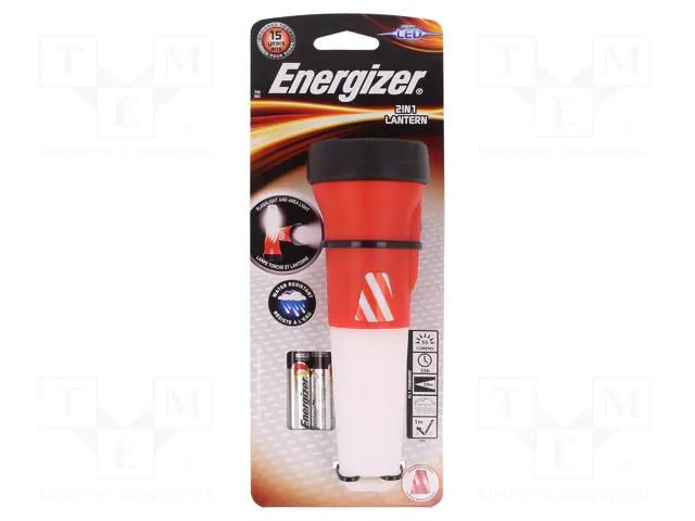 Torch: LED; 35h; 55lm; red ENERGIZER LANTERN2IN1