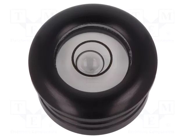 Spirit level; with flange; H: 10mm; Ømount.hole: 18mm; aluminium ELESA+GANTER GN2278-ALS-20-K30