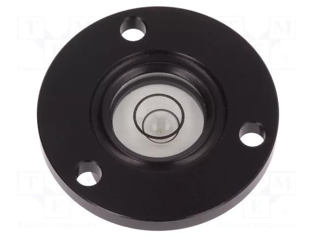 Spirit level; mounting flange, for inserting; H: 11mm; aluminium ELESA+GANTER GN2277-ALS-30-K30B