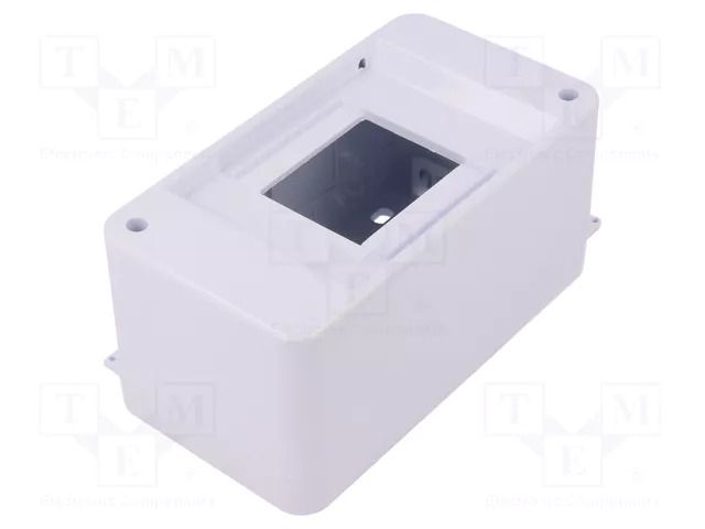 Enclosure: for modular components; IP30; white; No.of mod: 3; ABS PAWBOL PW-C.2015