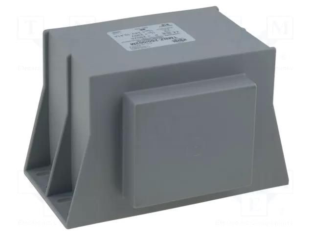 Transformer: encapsulated; 250VA; 400VAC; 230V; 1.08A; screw type INDEL TMBZ250/005M